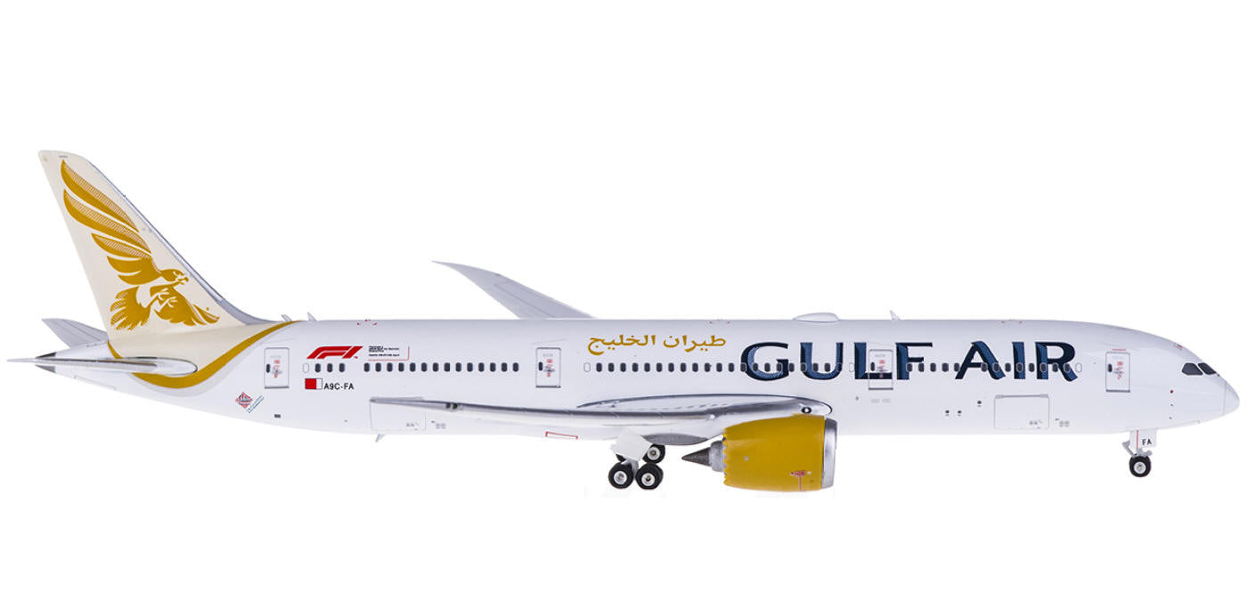 1:400 Phoenix PH04197 Gulf Air Boeing 787-9 A9C-FA+Free Tractor