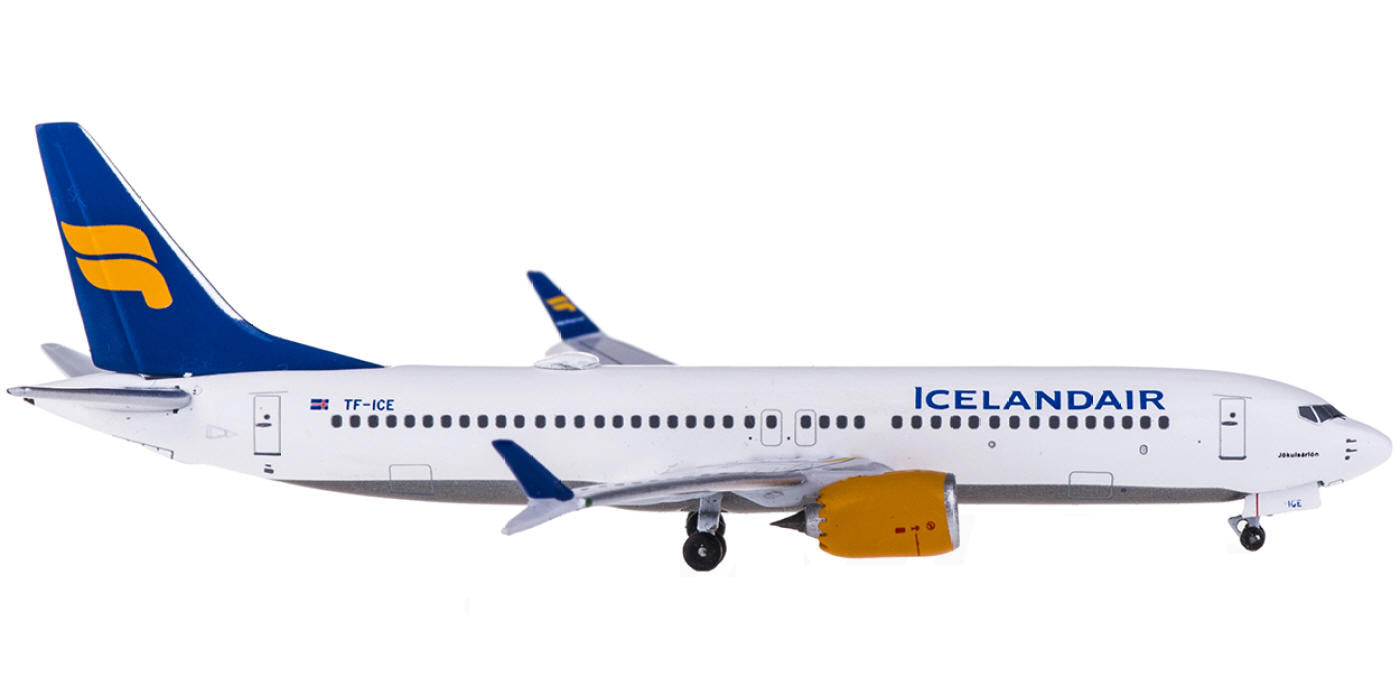(Rare)1:400 AeroClassics AC419304 Icelandair Boeing 737 MAX 8 TF-ICE+Free Tractor
