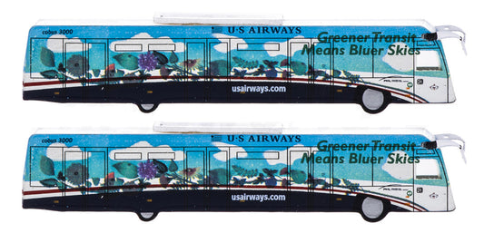 1:200 Geminijets G2USA574 Airport Passenger Bus Cobus 3000 2in1 Set(US Airways)