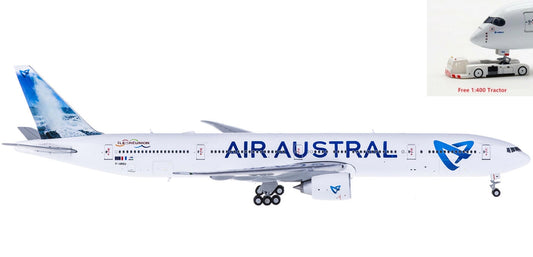 1:400 JC Wings XX4686 Air Austral Boeing 777-300ER F-OREU+Free Tractor