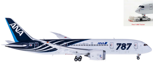 1:400 JC Wings XX4043A ANA Boeing 787-8 JA802A "Flaps Down"+Free Tractor