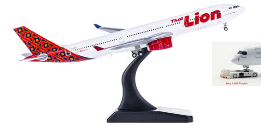 1:400 JC Wings LH4065 Lion Air Airbus A330-300 HS-LAH Free Tractor+Stand
