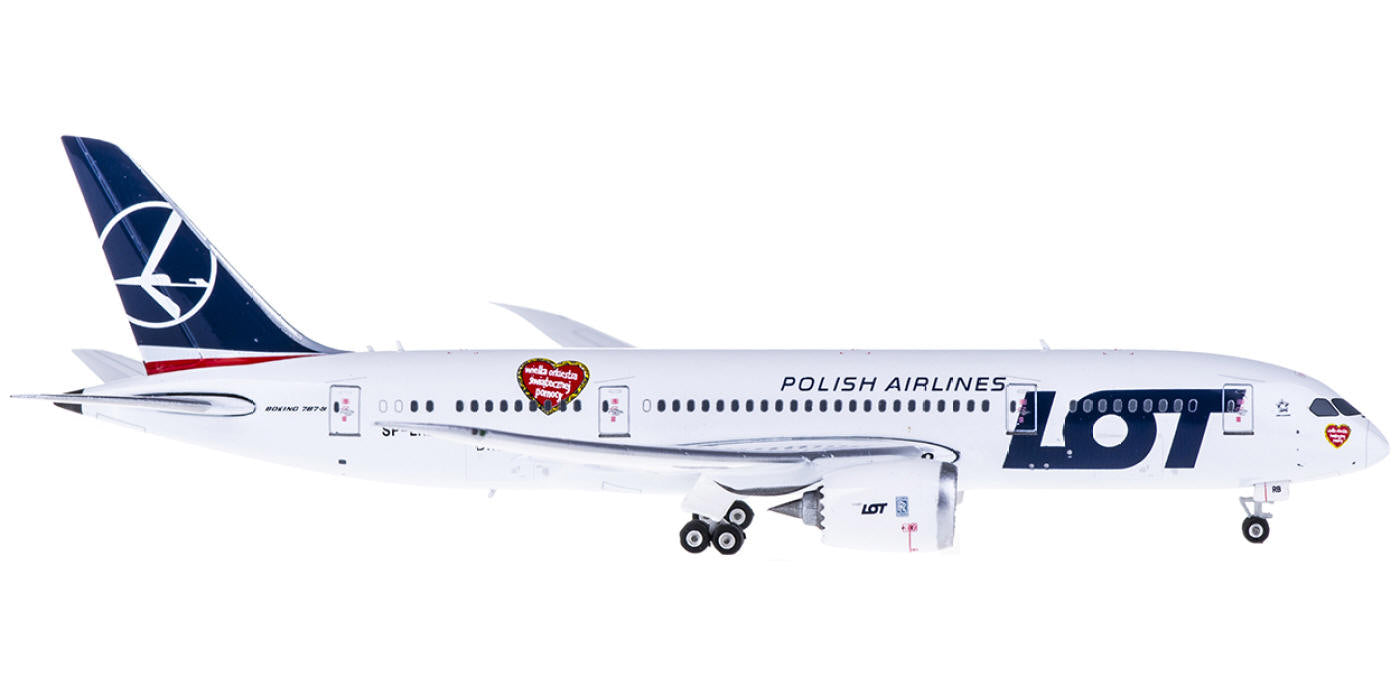 1:400 Phoenix PH11001 LOT Airlines Boeing 787-8 SP-LRB+Free Tractor