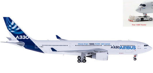 1:400 Phoenix PH11319 Airbus House Color Airbus A330-200 F-WWCB+Free Tractor