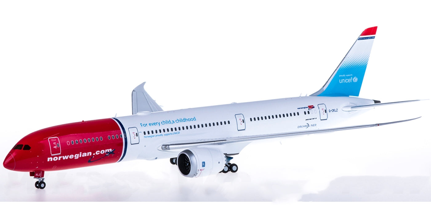 1:200 JC Wings XX2200 Norwegian Air Shuttle Boeing 787-9 G-CKLZ