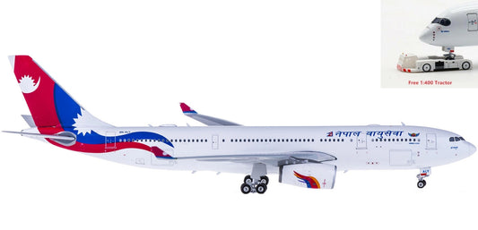 (Rare)1:400 Phoenix PH11485 Nepal Airlines Airbus A330-200 9N-ALY+Free Tractor