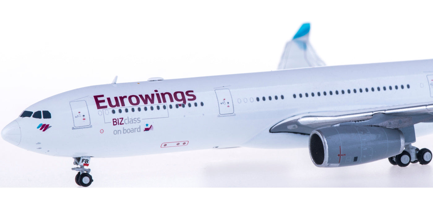 1:400 JC Wings XX4422 Eurowings Airbus A330-300 OO-SFB Free Tractor+Stand