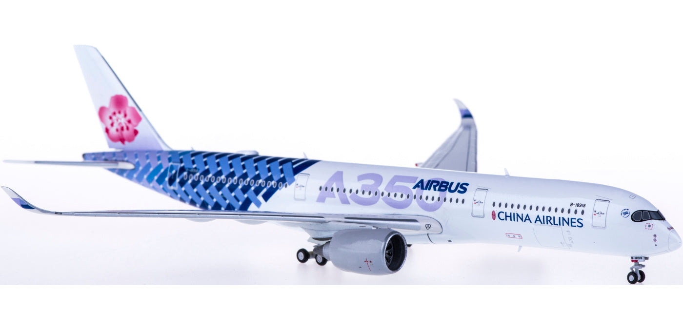 1:400 JC Wings XX4032 China Airlines Airbus A350-900XWB B-18918 Free Tractor+Stand