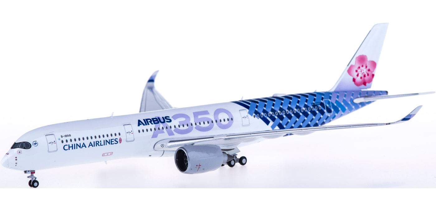 1:400 JC Wings XX4032 China Airlines Airbus A350-900XWB B-18918 Free Tractor+Stand