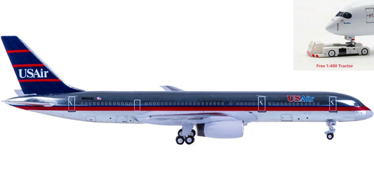 (Rare)1:400 AeroClassics AC419468 US Air Boeing 757-200 N602AU+Free Tractor