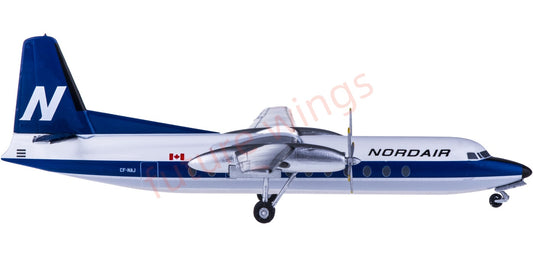 1:200 AeroClassics AC219450 Nordair Fokker F-27 CF-NAJ Aircraft Model