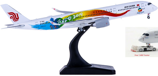1:400 JC Wings XX4058 Air China Airbus A350-900 B-1083 Free Tractor+Stand