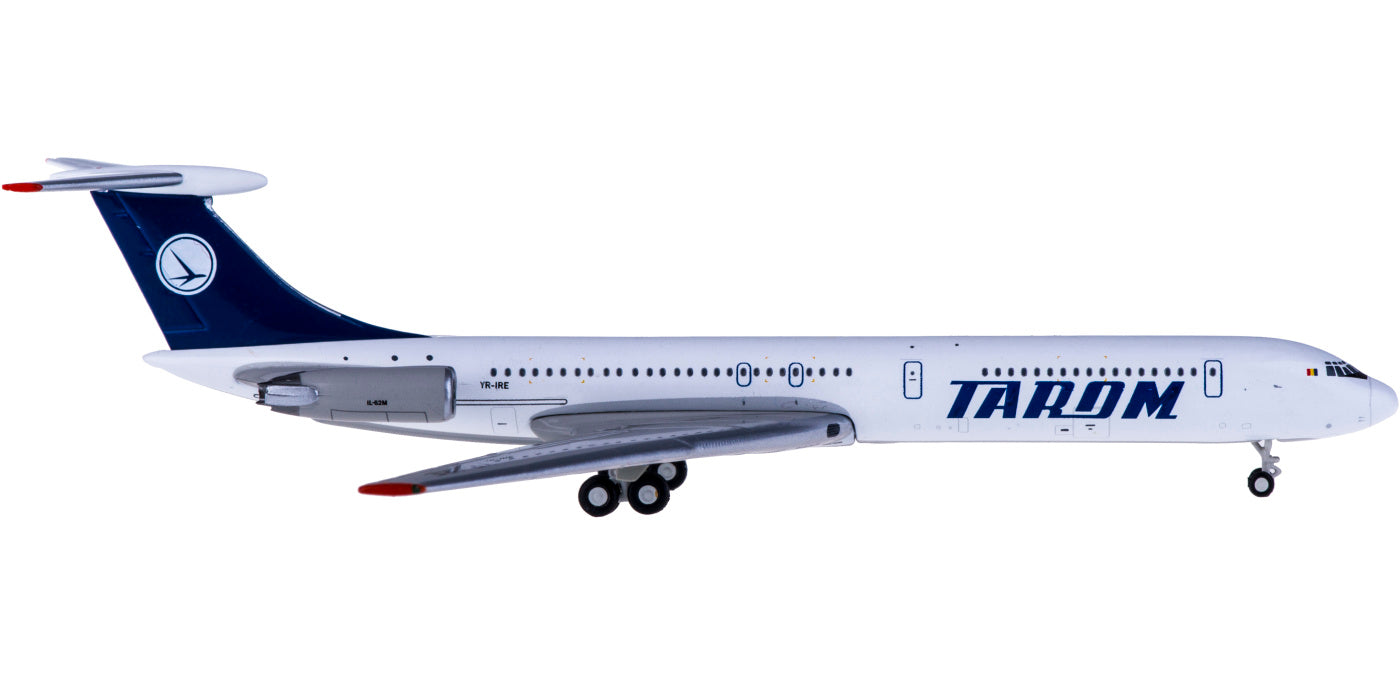 1:400 Geminijets GJROT1492 Tarom  Ilyushin IL-62M YR-IRE+Free Tractor