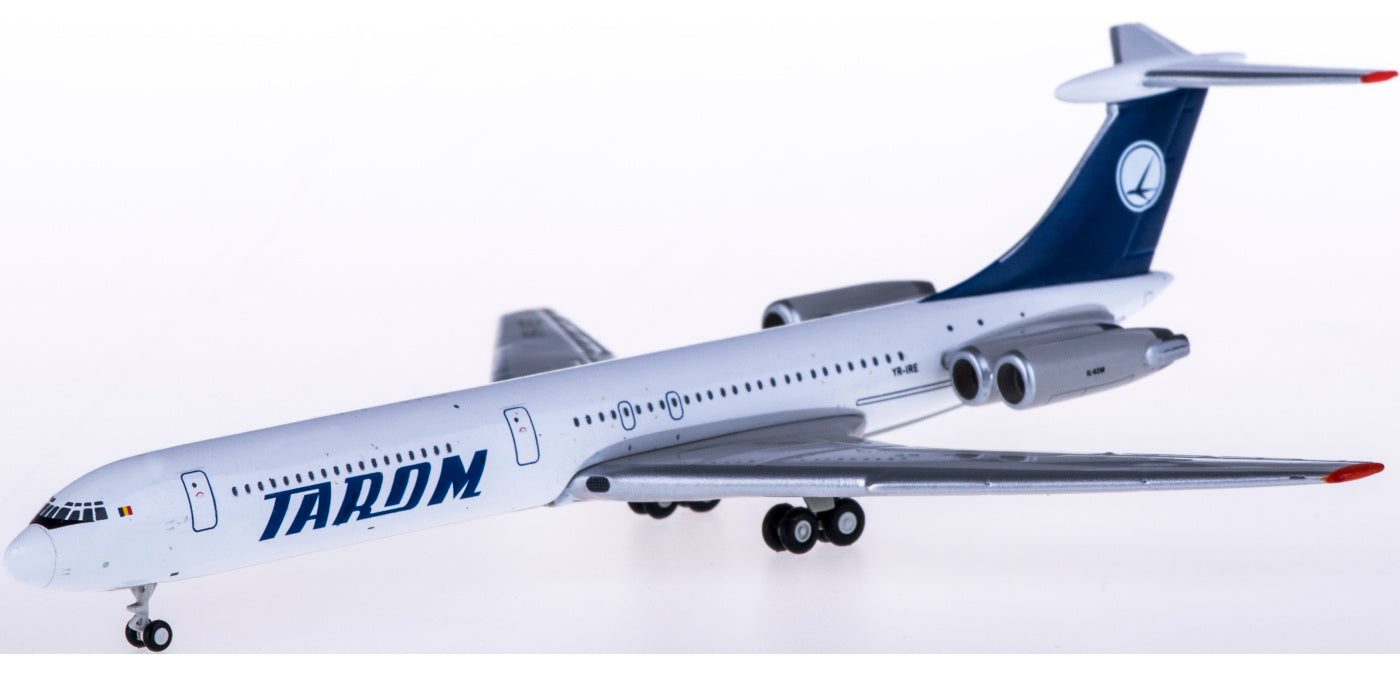 1:400 Geminijets GJROT1492 Tarom  Ilyushin IL-62M YR-IRE+Free Tractor