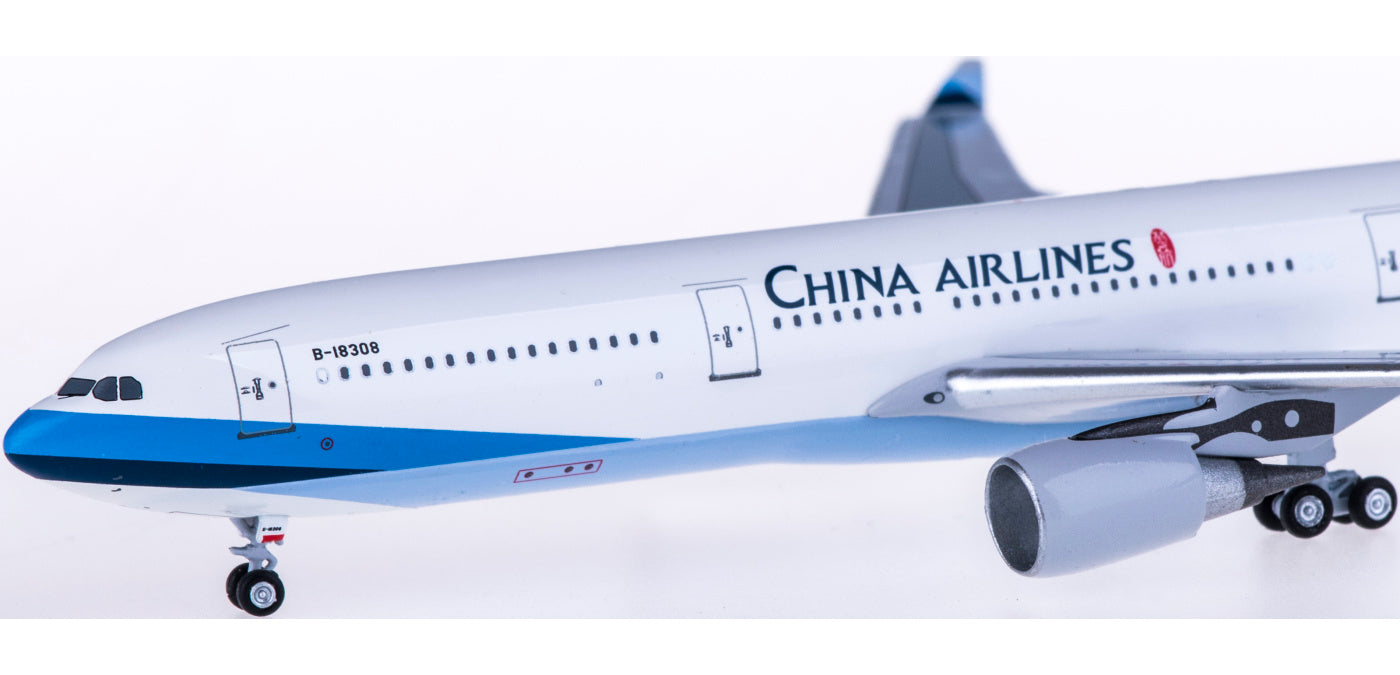 (Rare)1:400 AeroClassics AC4B18308 China Airlines Airbus A330-300 B-18308+Free Tractor