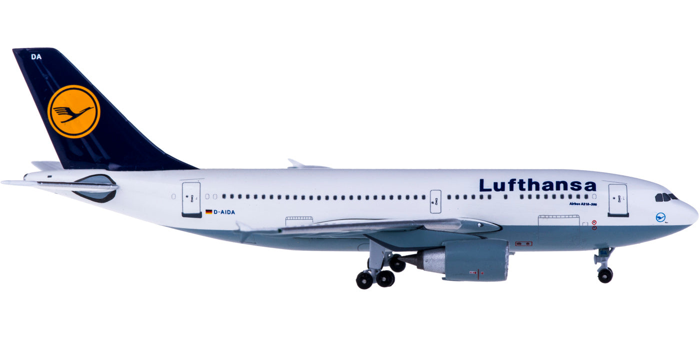 (Rare)1:400 AeroClassics AC4DAIDA Lufthansa Airlines Airbus A310-300 D-AIDA+Free Tractor