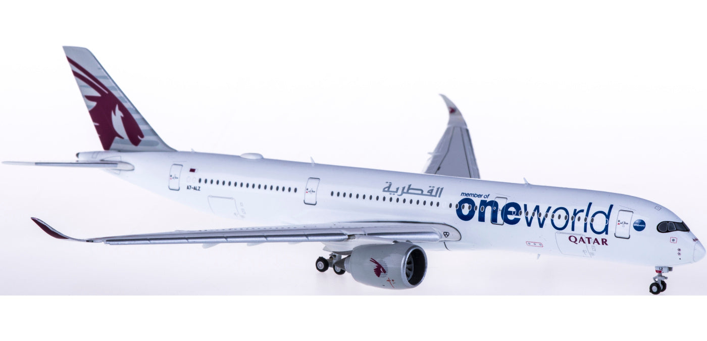 1:400 JC WingsXX4047A Qatar Airways Airbus A350-900 A7-ALZ "Flaps Down"Aircraft Model Free Tractor+Stand
