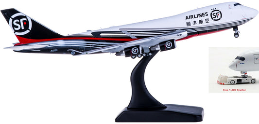 1:400 JC Wings XX4069 SF Express Airlines Boeing 747-400F B-2422 Free Tractor+Stand