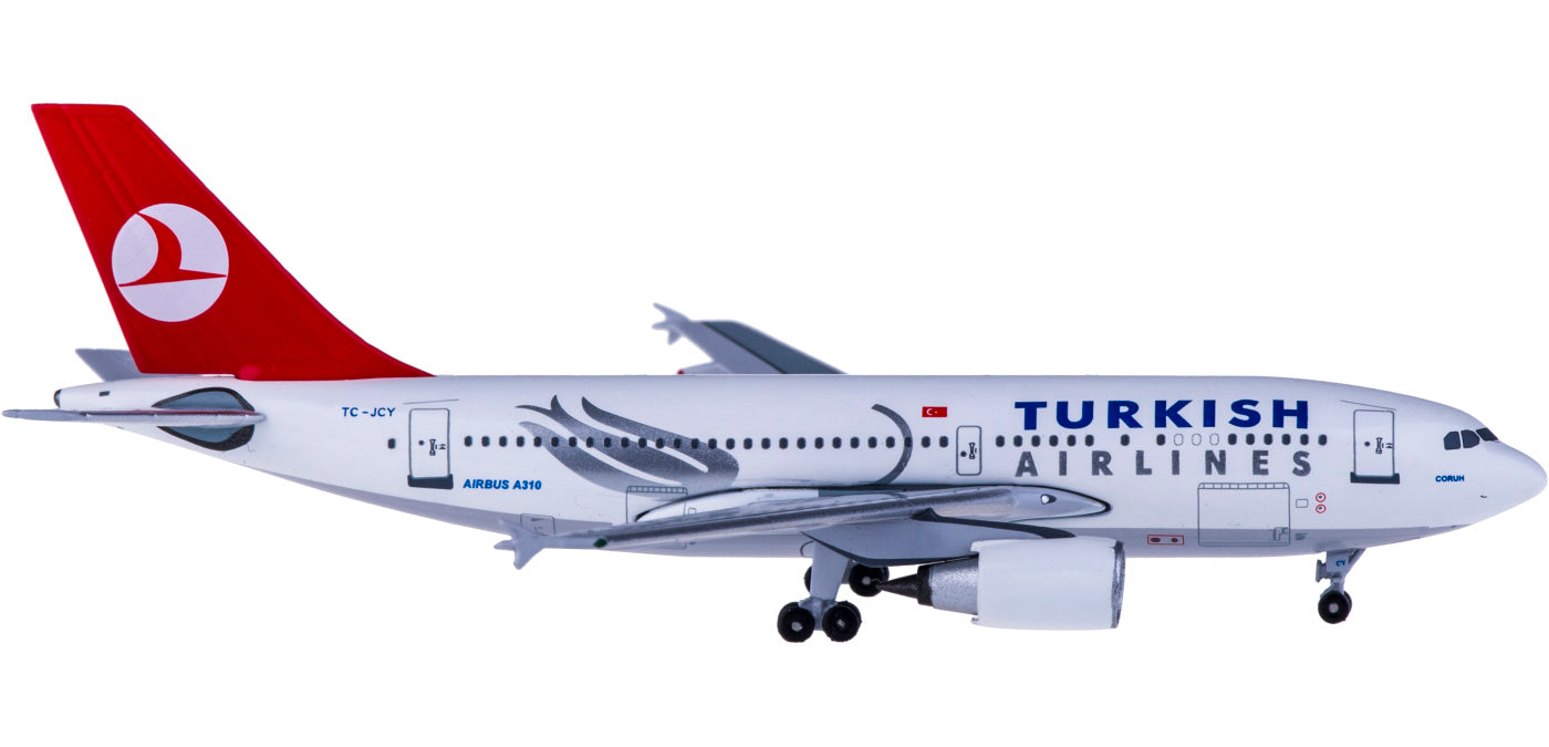 (Rare)1:400 AeroClassics AC4TCJCY Turkish Airlines Airbus A310-300 TC-JCY+Free Tractor