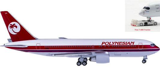 (Rare)1:400 AeroClassics AC419447 Polynesia Boeing 767-200 C-FBEG+Free Tractor