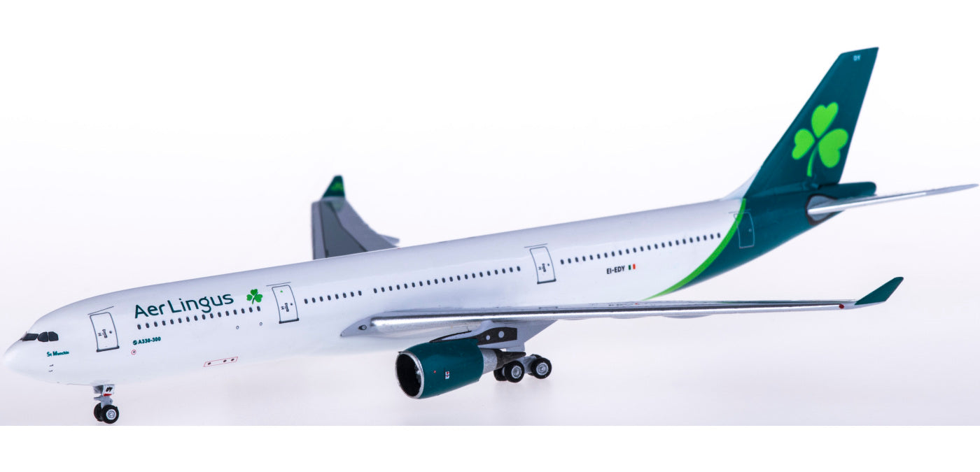 (Rare)1:400 AeroClassics AC419528 Aer Lingus Airbus A330-300 EI-EDY+Free Tractor