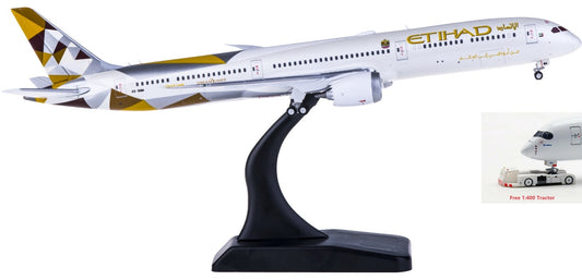 1:400 Geminijets GJETD1846 Etihad Airways Boeing 787-10 A6-BMA Free Tractor+Stand