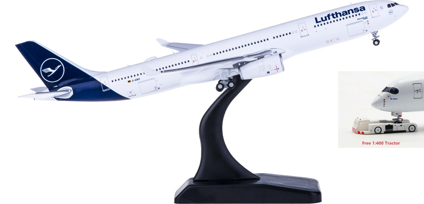 1:400 Geminijets GJDLH1831 Lufthansa Airlines Airbus A330-300 D-AIKO Free Tractor+Stand