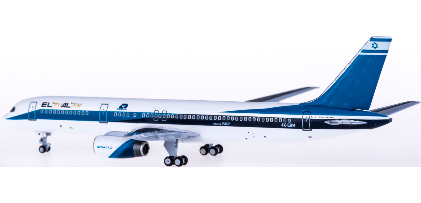 (Rare)1:400 AeroClassics AC419462 El Al Boeing 757-200 4X-EBM+Free Tractor