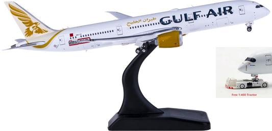 1:400 Phoenix PH04252 Gulf Air  Boeing 787-9 A9C-FF Free Tractor+Stand