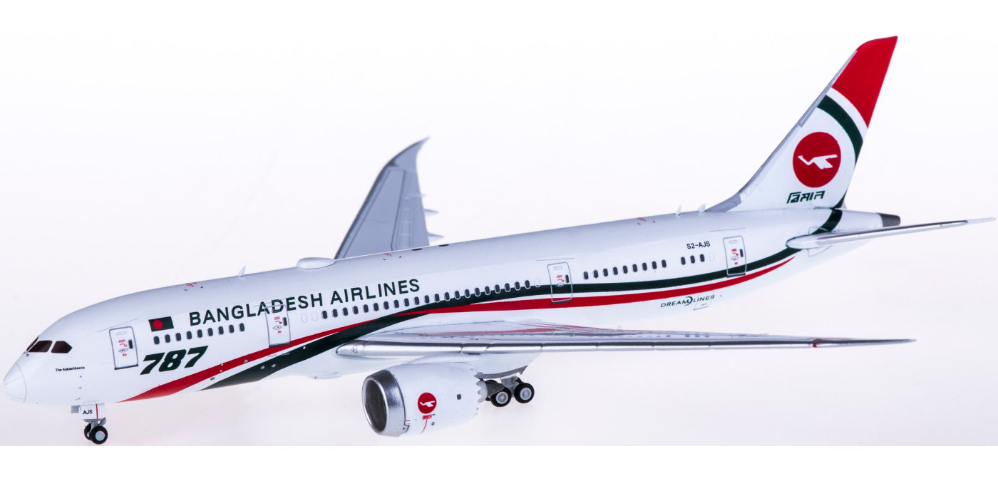 1:400 JC Wings LH4125 Biman Boeing 787-8 Dreamliner S2-AJS Free Tractor+Stand