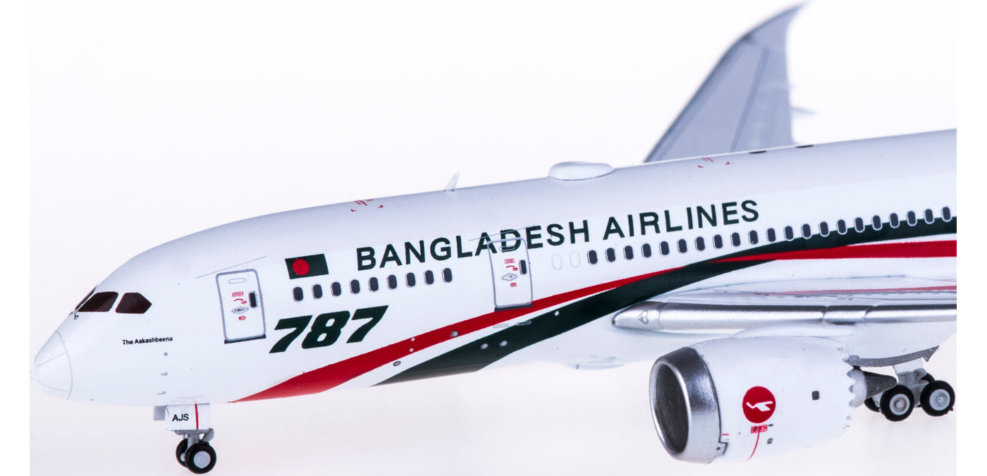 1:400 JC Wings LH4125 Biman Boeing 787-8 Dreamliner S2-AJS Free Tractor+Stand