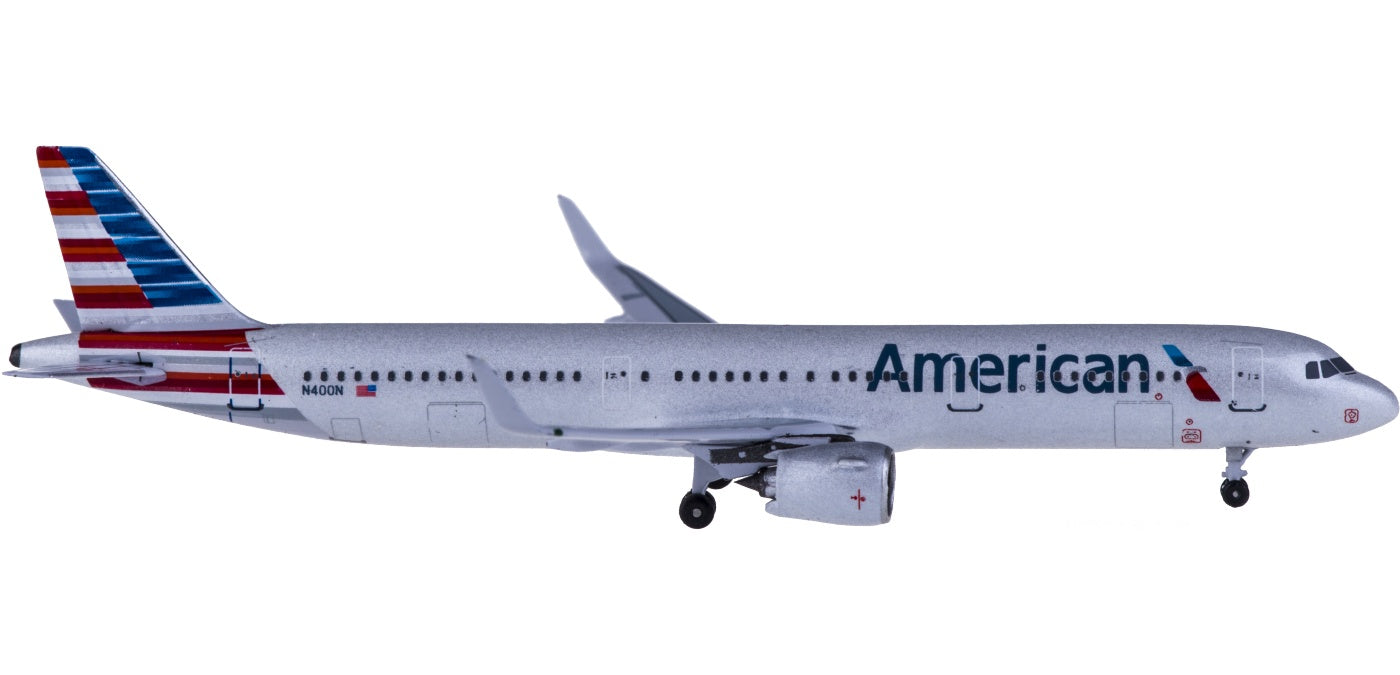 (Rare)1:400 AeroClassics AC4N400AN American Airlines Airbus A321neo N400AN+Free Tractor