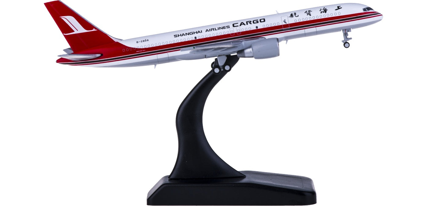 1:400 JC Wings XX4139 Shanghai Airlines Cargo Boeing 757-200F B-2808 Free Tractor+Stand