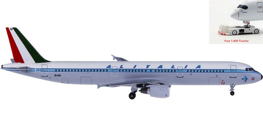 (Rare)1:400 AeroClassics ACEIIXI Alitalia Airbus A321 EI-IXI+Free Tractor