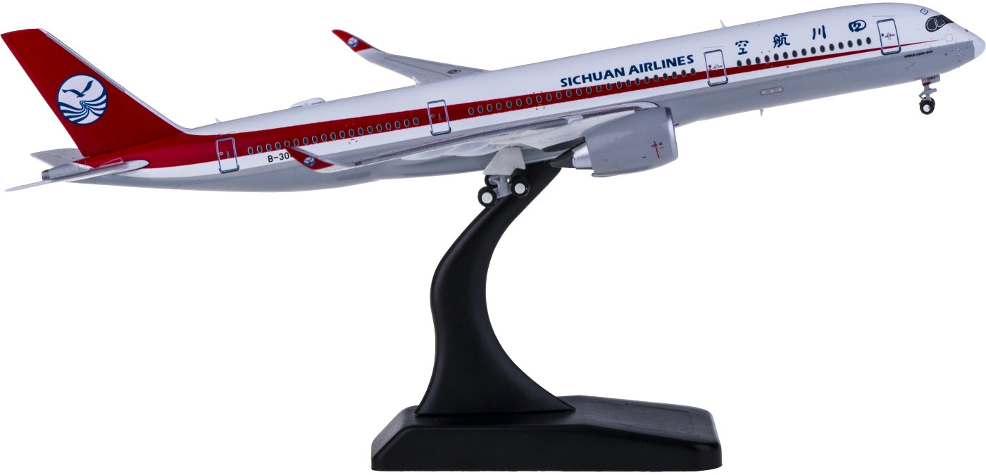 1:400 JC Wings XX4044 Sichuan Airlines Airbus A350-900XWB B-304U Free Tractor+Stand