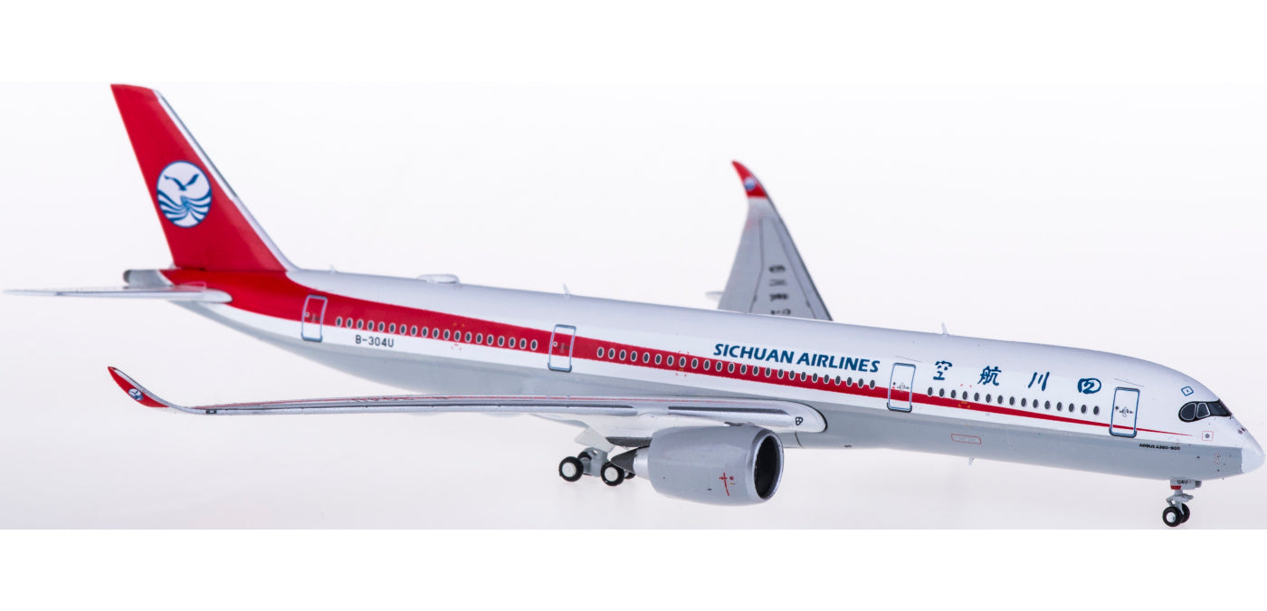 1:400 JC Wings XX4044 Sichuan Airlines Airbus A350-900XWB B-304U Free Tractor+Stand