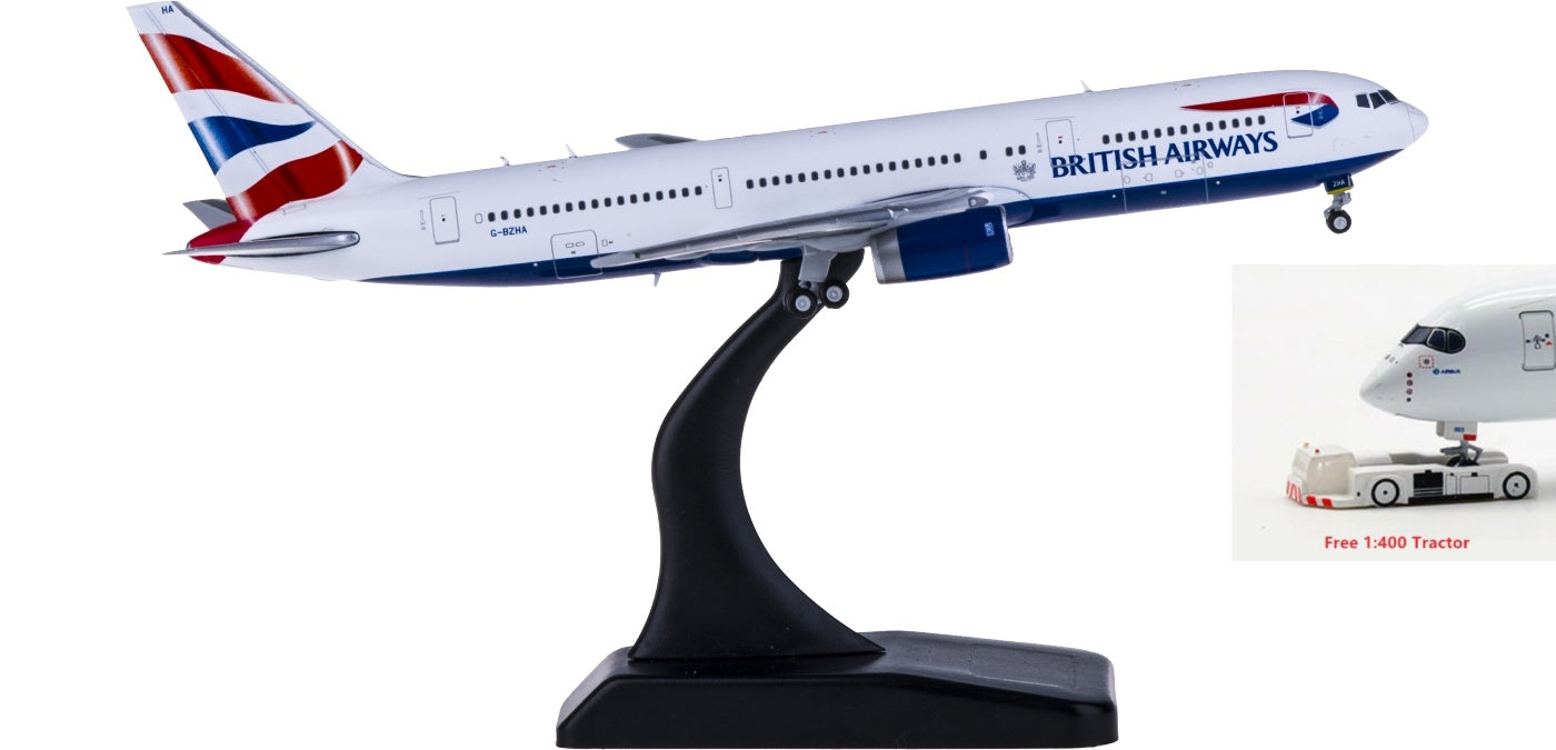 1:400 JC Wings XX4086 British Airways Boeing 767-300ER G-BZHA Free Tractor+Stand