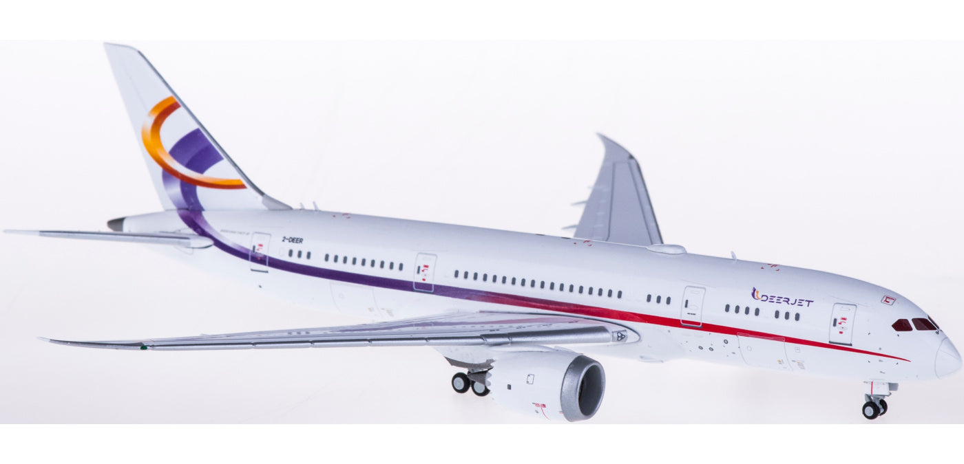 1:400 JC Wings EW4788002 Deer Jet Boeing 787-8 2-DEER Free Tractor+Stand