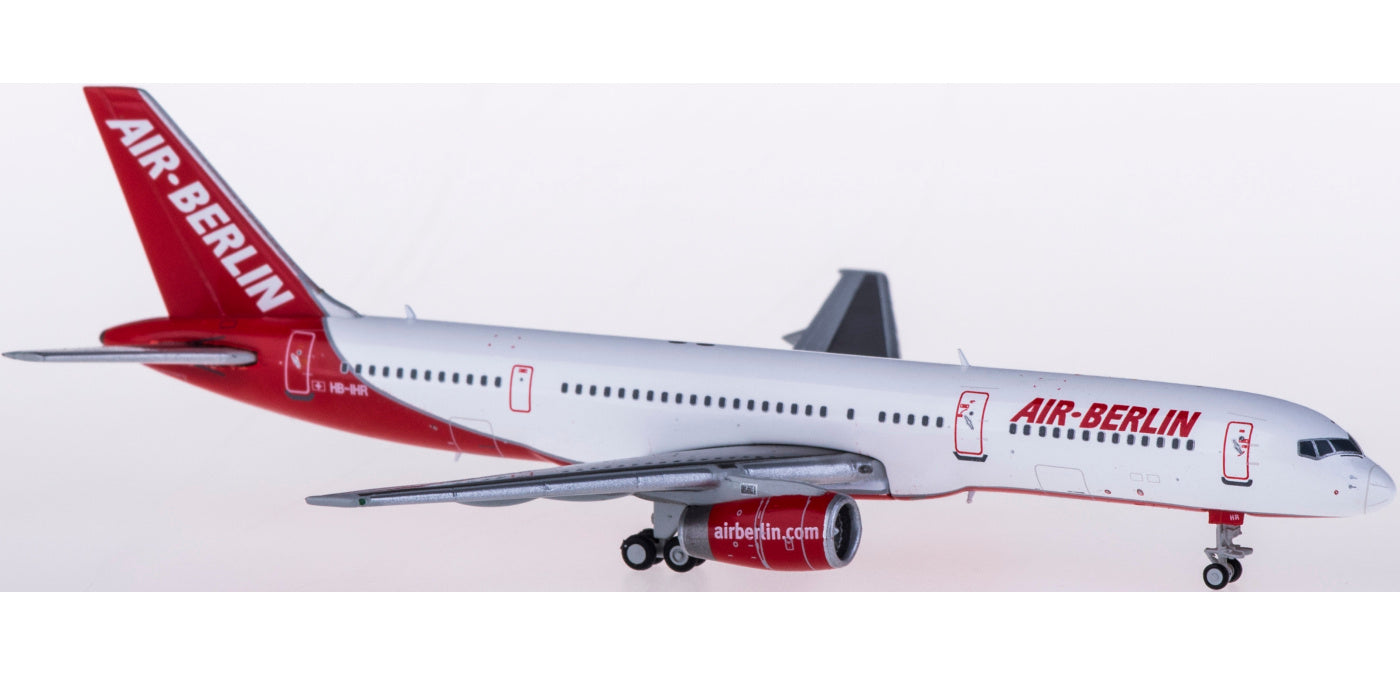 1:400 JC Wings LH4091 Air Berlin Boeing 757-200 HB-IHR Free Tractor+Stand