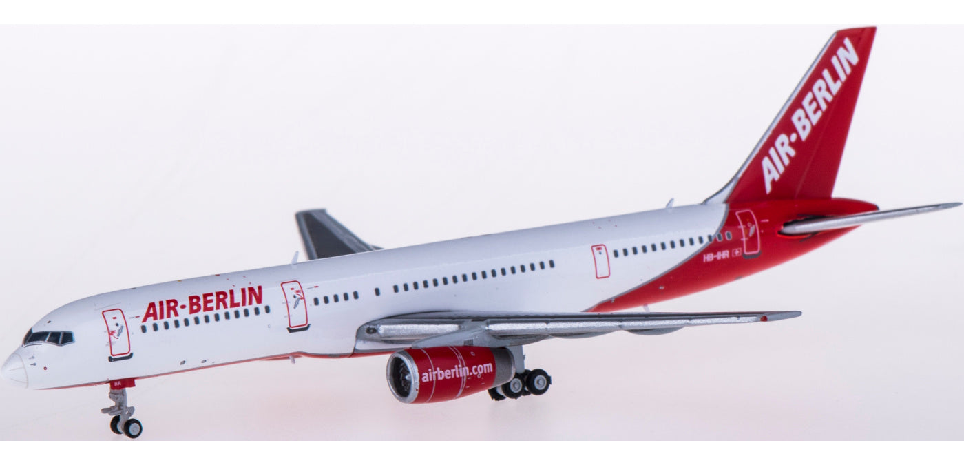 1:400 JC Wings LH4091 Air Berlin Boeing 757-200 HB-IHR Free Tractor+Stand