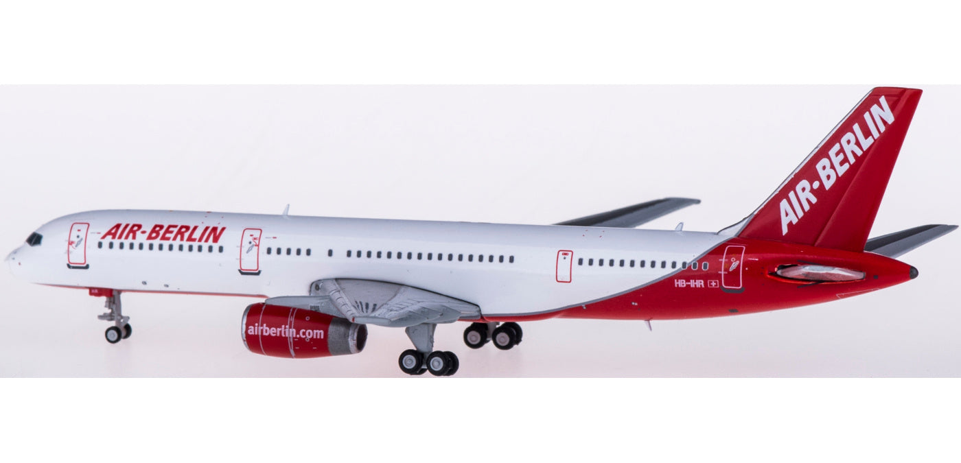 1:400 JC Wings LH4091 Air Berlin Boeing 757-200 HB-IHR Free Tractor+Stand