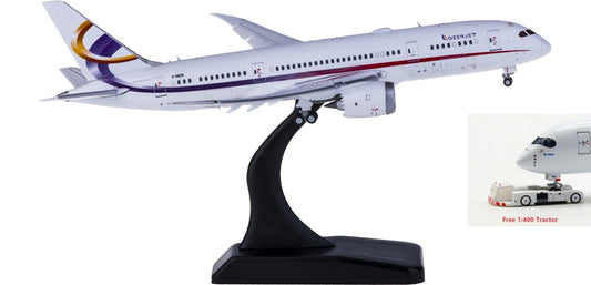 1:400 JC Wings EW4788002A Deer Jet Boeing 787-8 2-DEER "Flaps Down" Free Tractor+Stand