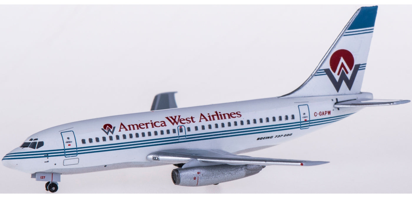 (Rare)1:400 AeroClassics AC419669 America West Airlines Boeing 737-200 C-GAPW+Free Tractor