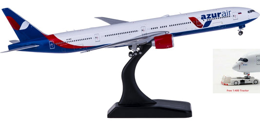 1:400 Phoenix PH11548 Azur Air Boeing 777-300ER VQ-BZA Free Tractor+Stand