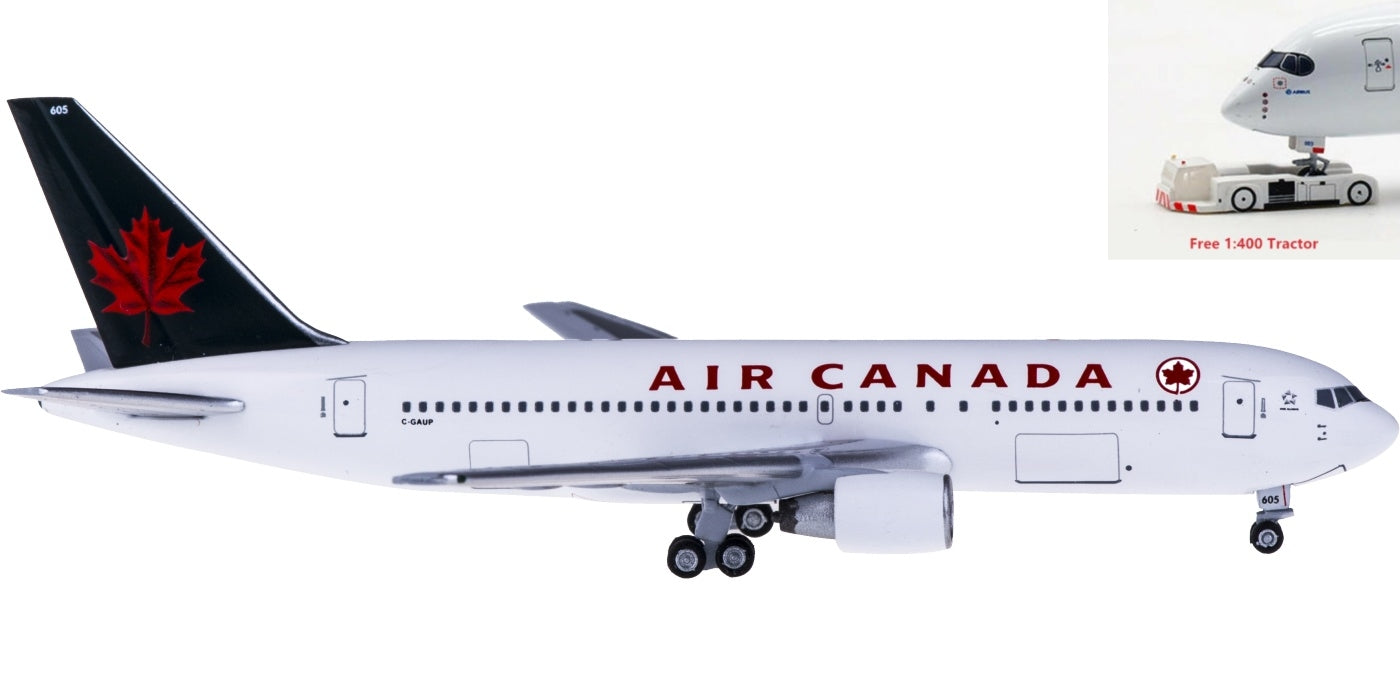 (Rare)1:400 AeroClassics AC419645 Air Canada Boeing 767-200 C-GAUP+Free Tractor