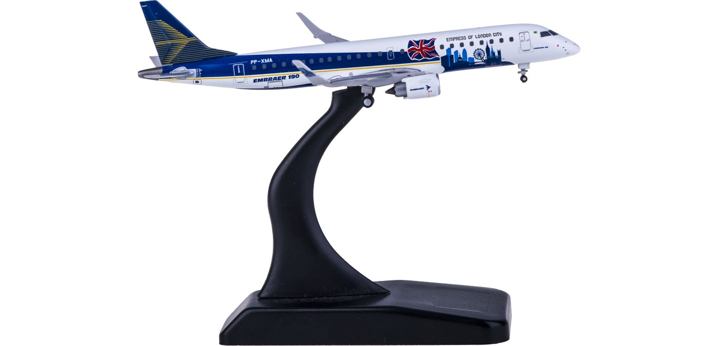 1:400 JC Wings LH4143 Embraer ERJ-190 PP-XMA Free Tractor+Stand