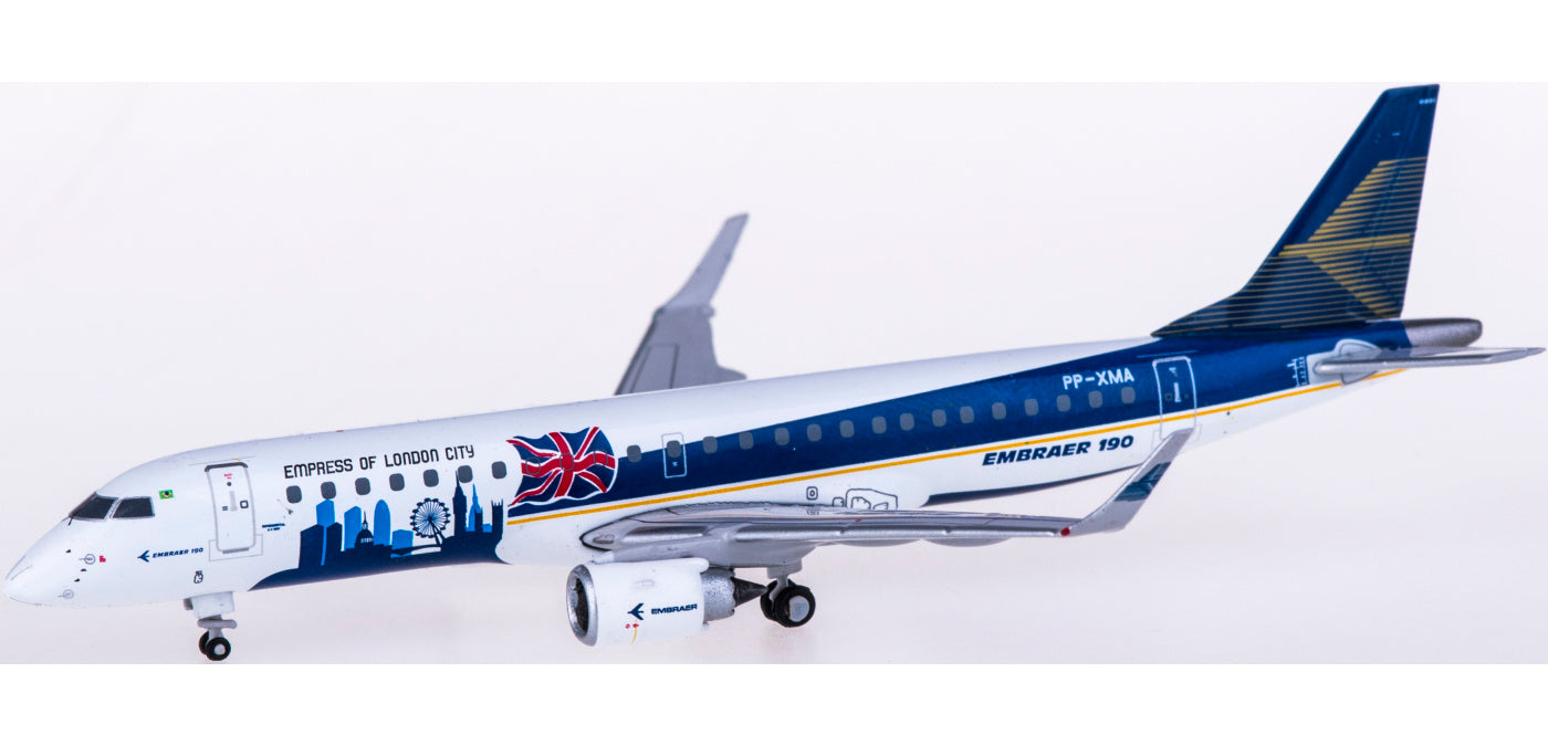 1:400 JC Wings LH4143 Embraer ERJ-190 PP-XMA Free Tractor+Stand