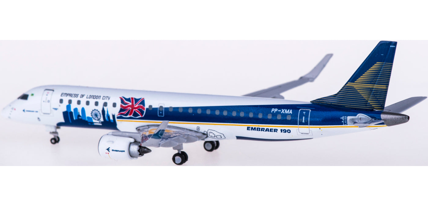 1:400 JC Wings LH4143 Embraer ERJ-190 PP-XMA Free Tractor+Stand