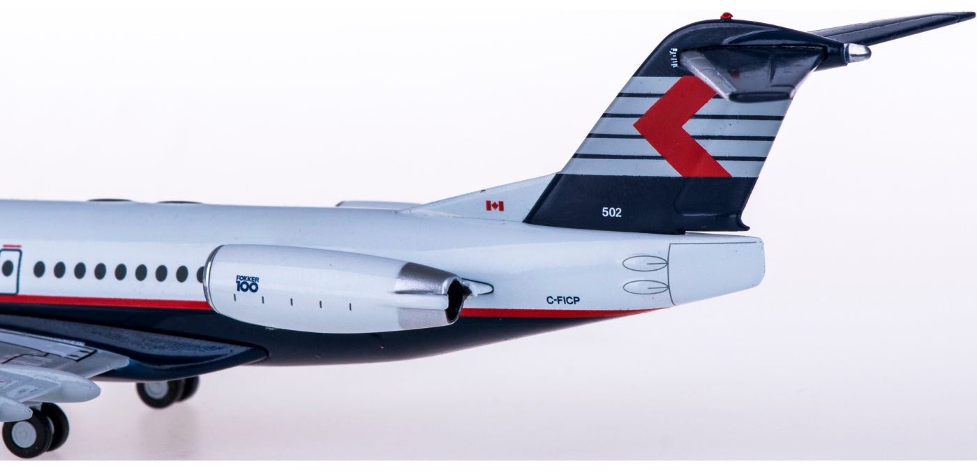 1:200 JC Wings LH2210 Inter Canadian Fokker 100 C-FICP