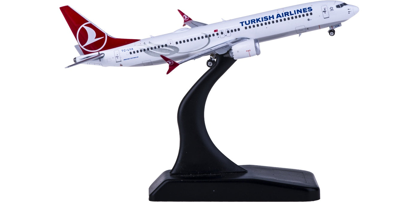 (Rare)1:400 Phoenix PH11582 Turkish Airlines Boeing 737 MAX 9 TC-LYA Free Tractor+Stand